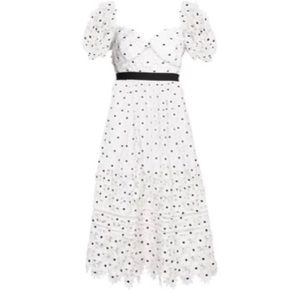 Self-portrait lace daisy dress NWT